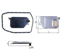 MAHLE HX 239D Kit filtro idraulico Cambio automatico per AUDI A4 Cabrio