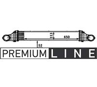 MAHLE CI 68 000P Intercooler BEHR Premium Line