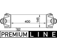 MAHLE Intercooler Llk Radiatore per Ford Transit Scatola 2.4 TDCI RWD
