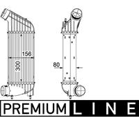 MAHLE Intercooler Per Citroën Jumpy Kasten C8 2.0 HDi 135 Peugeot 807 Expert