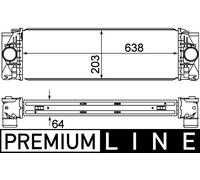 MAHLE Intercooler per Mercedes-Benz Sprinter 35-T Scatola 313 CDI 315 311 VW