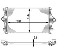 MAHLE Intercooler per Mercedes-Benz Sprinter Klasseic 35-T Scatola 311