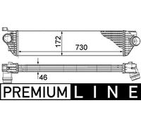 MAHLE Intercooler Per Renault Master III Furgone 2.3 dCi 125 FWD Nissan NV400