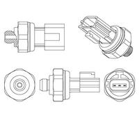 MAHLE ORIGINAL ASE 8 000P Pressostato aria condizionata