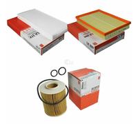 MAHLE/Knecht Filtro Abitacolo La 117 Filtro Aria LX 999 Filtro Olio Ox 163/4D
