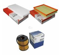 MAHLE / KNECHT Filtro Abitacolo LA 117 Filtro Aria LX 999 Filtro Olio OX 371D