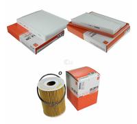 MAHLE/Knecht Filtro Abitacolo La 120 Filtro Aria LX 1850/2 Filtro Olio Ox 380D