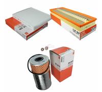 MAHLE / KNECHT Filtro Abitacolo LA 120 Filtro Dell'Aria LX 97 Filtro Olio OX 38D