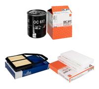 MAHLE / KNECHT Filtro Abitacolo LA 122/S Filtro Aria LX 1562 Filtro Olio OC 617