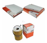 MAHLE/Knecht Filtro Abitacolo La 129 Filtro Aria LX 1850/2 Filtro Olio Ox 380D