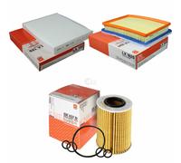MAHLE/Knecht Filtro Abitacolo La 189 Filtro Aria LX 1825 Filtro Olio Ox 437D