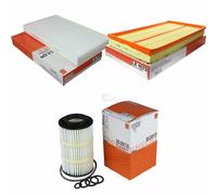 MAHLE/Knecht Filtro Abitacolo La 229 Filtro Aria LX 1573 Filtro Olio Ox 345/7D