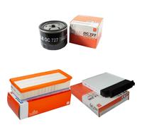 MAHLE/Knecht Filtro Abitacolo La 230 Filtro Aria LX 3542 Filtro Olio Oc 727