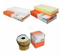 MAHLE / KNECHT Filtro Abitacolo LA 232 Filtro Aria LX 572 Filtro Olio OX 339/2D
