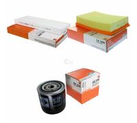 MAHLE / KNECHT Filtro Abitacolo LA 289 Filtro Aria LX 1596 Filtro Olio OC 236