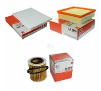 MAHLE/Knecht Filtro Abitacolo La 306 Filtro Aria LX 1846 Filtro Olio Ox 386D