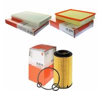 MAHLE/Knecht Filtro Abitacolo La 307 Filtro Aria LX 1845 Filtro Olio Ox 153/7D2