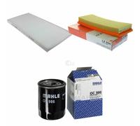 MAHLE / KNECHT Filtro Abitacolo LA 35 Filtro Dell'Aria LX 854 Filtro Olio OC 986