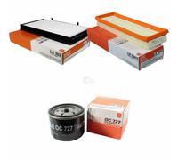 MAHLE/Knecht Filtro Abitacolo La 382 Filtro Aria LX 704/1 Filtro Olio Oc 727