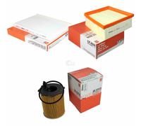 MAHLE / KNECHT Filtro Abitacolo LA 463 Filtro Aria LX 2633 Filtro Olio OX 171/2D