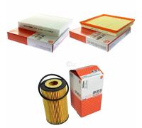 MAHLE/Knecht Filtro Abitacolo La 472 Filtro Aria LX 2881 Filtro Olio Ox 401D