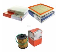 MAHLE/Knecht Filtro Abitacolo La 472 Filtro Aria LX 3062 Filtro Olio Ox 258D