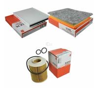 MAHLE/Knecht Filtro Abitacolo La 74 Filtro Aria LX 1826 Filtro Olio Ox 163/4D