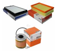 MAHLE/Knecht Filtro Abitacolo La 80 Filtro Aria LX 105 Filtro Olio Ox 91D