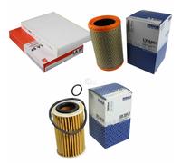 MAHLE/Knecht Filtro Abitacolo La 87 Filtro Aria LX 646/1 Filtro Olio Ox 209D