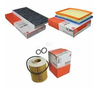 MAHLE/Knecht Filtro Abitacolo Lak 117 Filtro Aria LX 1825 Filtro Olio Ox 163/4D