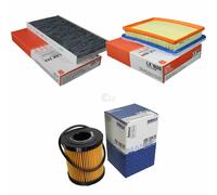 MAHLE / KNECHT Filtro Abitacolo LAK 117 Filtro Aria LX 1825 Filtro Olio OX 418D