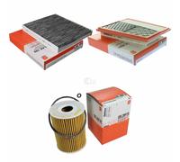MAHLE/Knecht Filtro Abitacolo Lak 120 Filtro Aria LX 1850/1 Filtro Olio Ox 380D