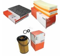 MAHLE/Knecht Filtro Abitacolo Lak 120 Filtro Aria LX 804/S Filtro Olio Ox 153/7D