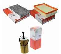 MAHLE / KNECHT Filtro Abitacolo LAK 138 Filtro Aria LX 1044 Filtro Olio OX 193D