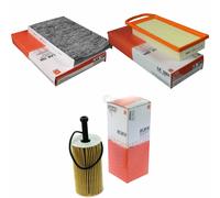 MAHLE / KNECHT Filtro Abitacolo LAK 138 Filtro Aria LX 1282 Filtro Olio OX 193D