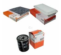 MAHLE/Knecht Filtro Abitacolo Lak 157 Filtro Aria LX 1286 Filtro Olio Oc 217