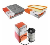 MAHLE/Knecht Filtro Abitacolo Lak 182 Filtro Aria LX 792 Filtro Olio Ox 350/4D