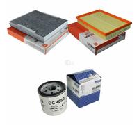 MAHLE / KNECHT Filtro Abitacolo LAK 189 Filtro Aria LX 999 Filtro Olio OC 405/3