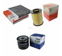 MAHLE/Knecht Filtro Abitacolo Lak 220 Filtro Aria LX 1780/3 Filtro Olio Oc 1051