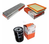 MAHLE/Knecht Filtro Abitacolo Lak 226 Filtro Aria LX 1000 Filtro Olio Oc 264