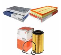 MAHLE/Knecht Filtro Abitacolo Lak 229 Filtro Aria LX 1573 Filtro Olio Ox 153/7D2
