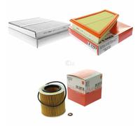 MAHLE / KNECHT Filtro Abitacolo LAK 234 Filtro Aria LX 2787 Filtro Olio OX 387D