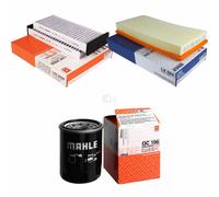 MAHLE / KNECHT Filtro Abitacolo LAK 296/S Filtro Aria LX 662 Filtro Olio OC 196