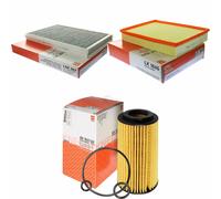 MAHLE/Knecht Filtro Abitacolo Lak 307 Filtro Aria LX 1845 Filtro Olio Ox 153/7D2