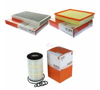 MAHLE/Knecht Filtro Abitacolo Lak 307 Filtro Aria LX 1845 Filtro Olio Ox 345/7D