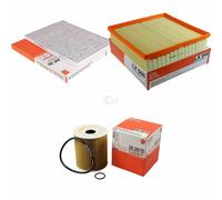 MAHLE/Knecht Filtro Abitacolo Lak 36 Filtro Aria LX 946 Filtro Olio Ox 156D1