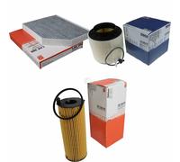 MAHLE/Knecht Filtro Abitacolo Lak 386 Filtro Aria LX 2092D Filtro Olio Ox 196/1D