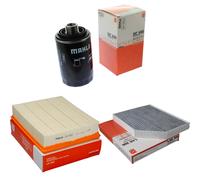 MAHLE / KNECHT Filtro Abitacolo LAK 386 Filtro Aria LX 448 Filtro Olio OC 456