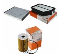 MAHLE/Knecht Filtro Abitacolo Lak 447 Filtro Aria LX 3537 Filtro Olio Ox 351D