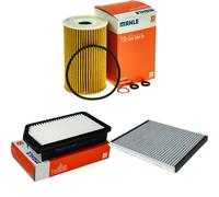 MAHLE/Knecht Filtro Abitacolo Lak 447 Filtro Aria LX 3538 Filtro Olio Ox 351D